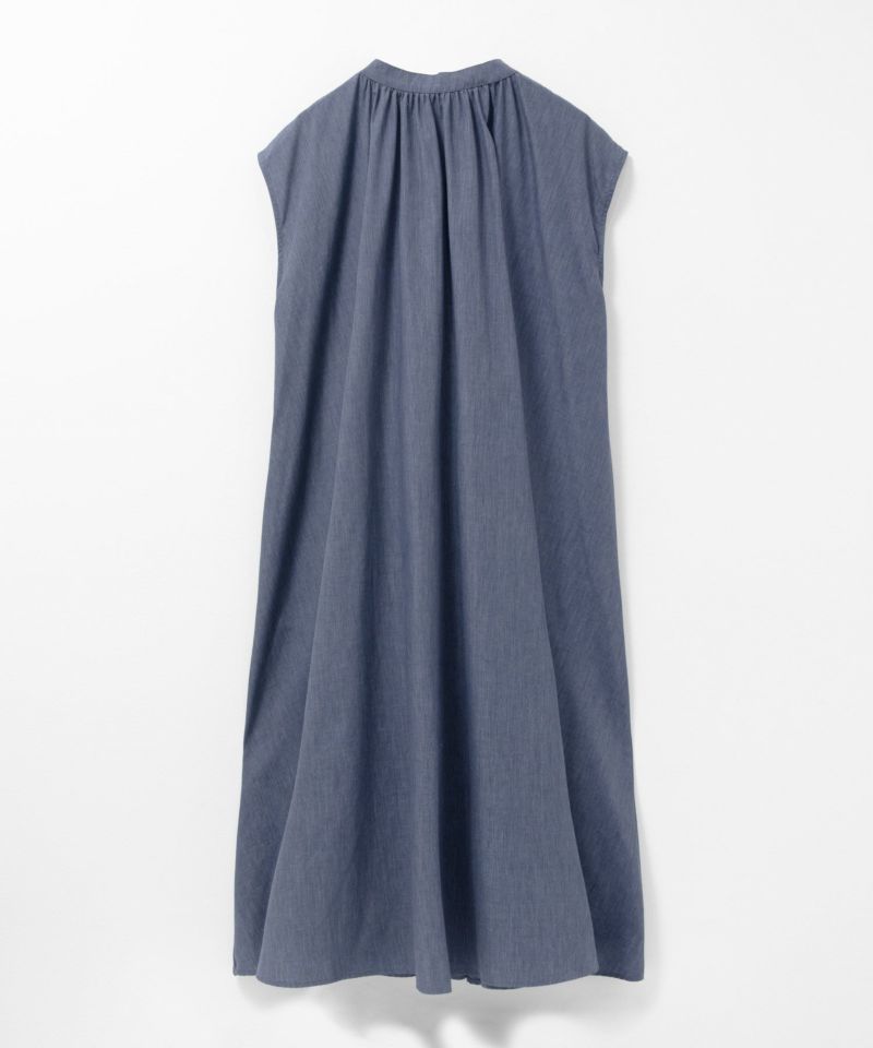 milli de l'air デニムライクシャツワンピース レディース商品画像-6