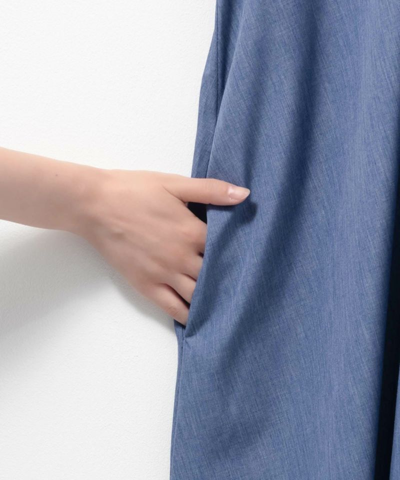 milli de l'air デニムライクシャツワンピース レディース商品画像-7