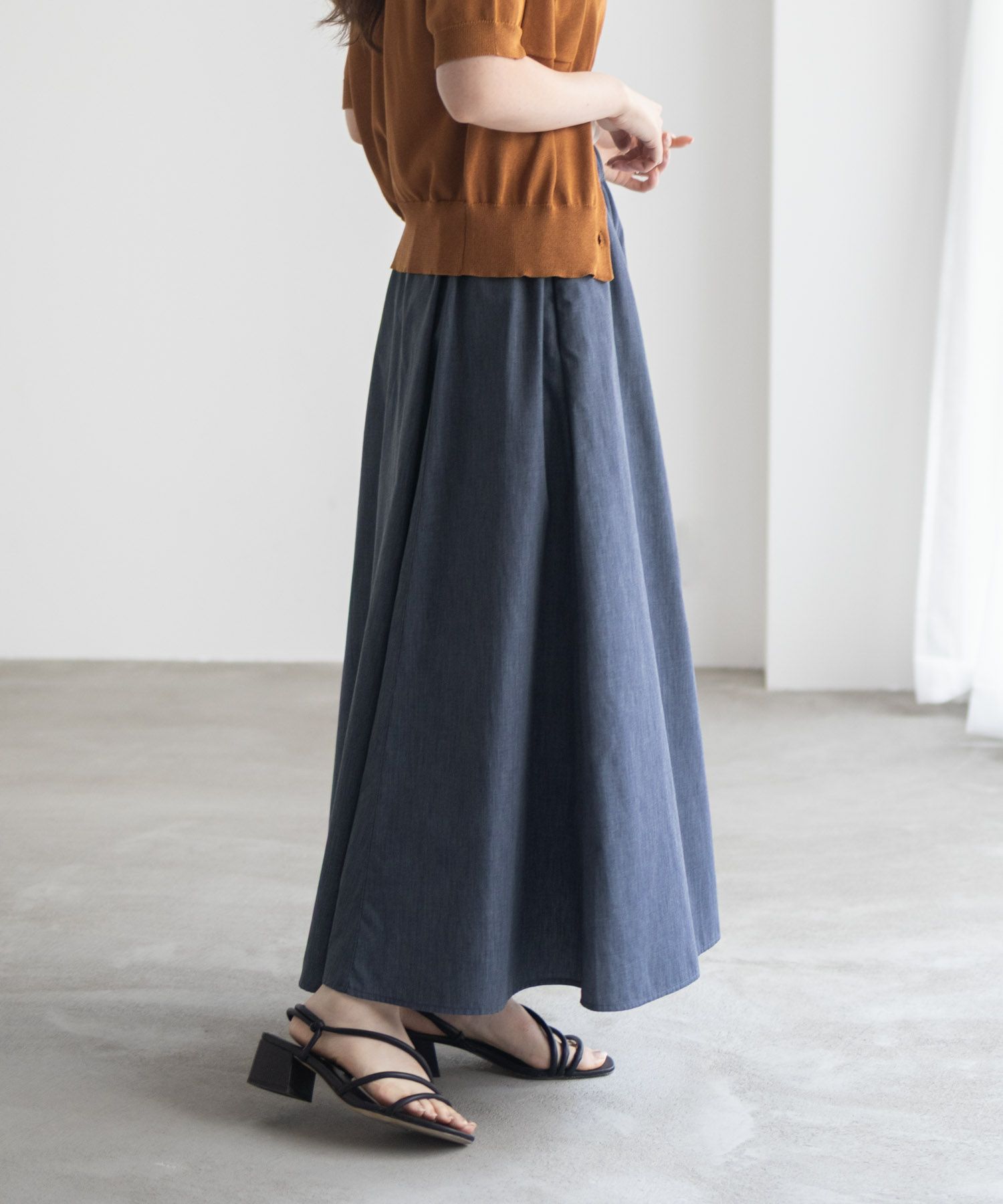 milli de l'air  デニムライクスカート レディース商品サムネイル-7