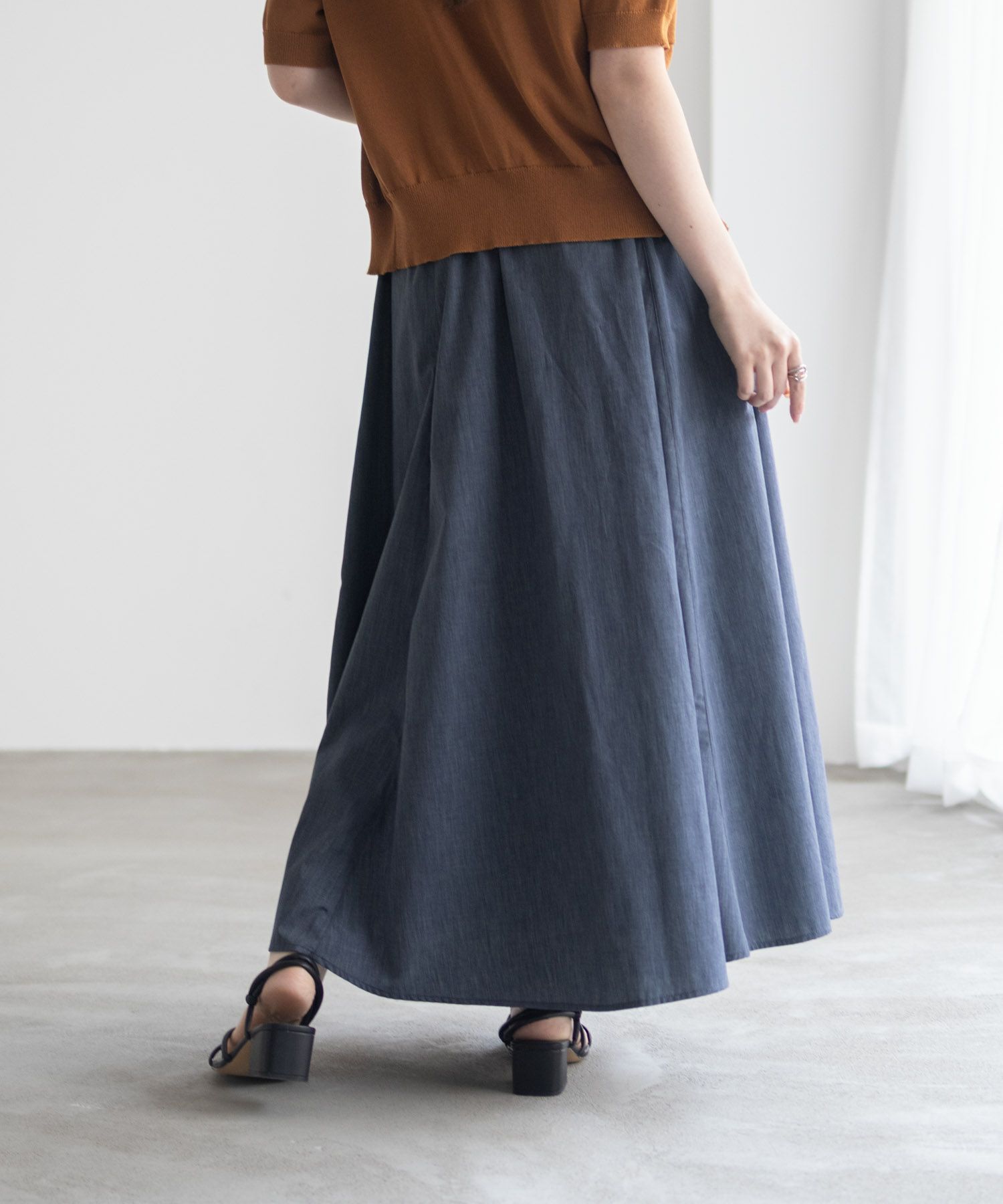 milli de l'air  デニムライクスカート レディース商品サムネイル-8