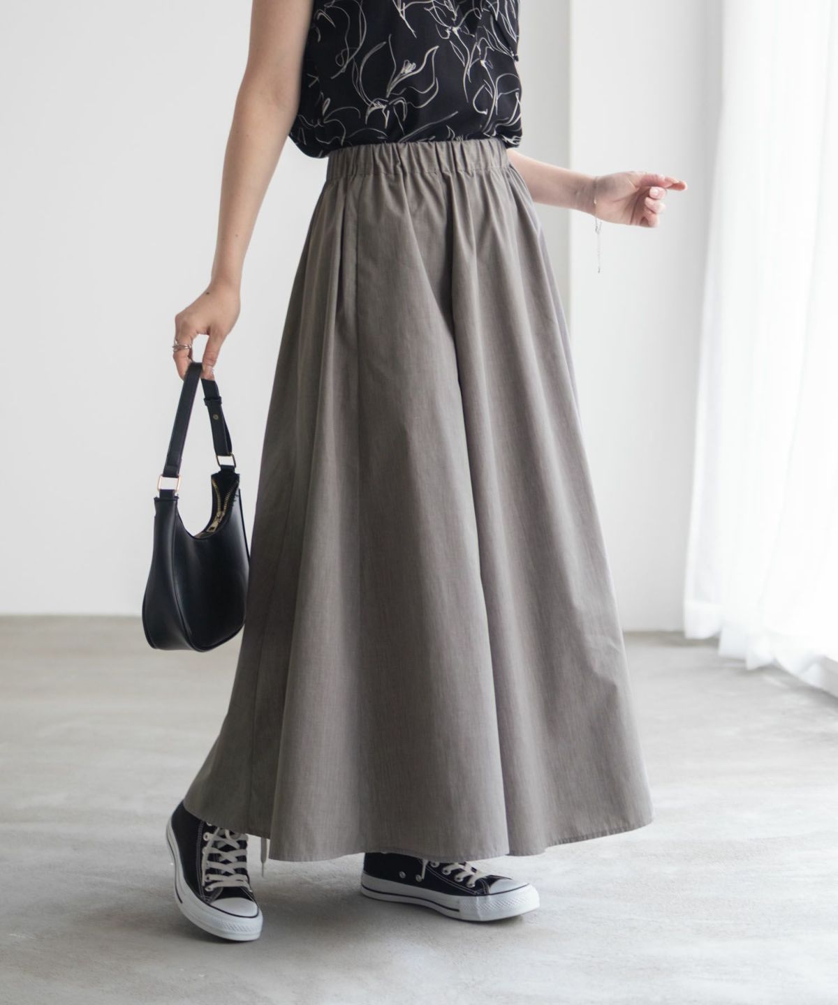 milli de l'air デニムライクスカート レディース