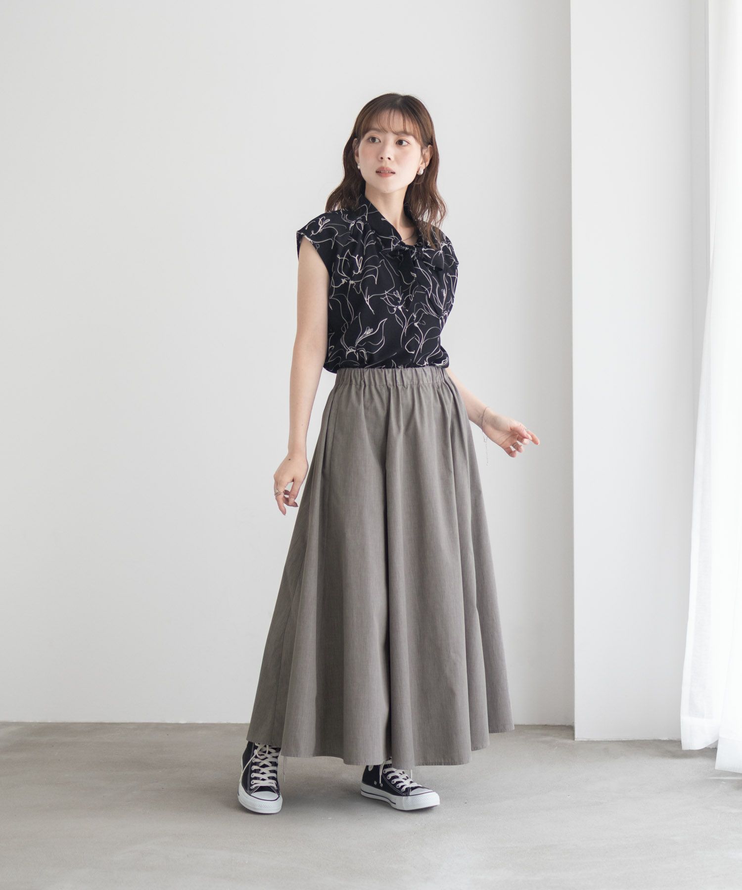 milli de l'air  デニムライクスカート レディース商品画像-13