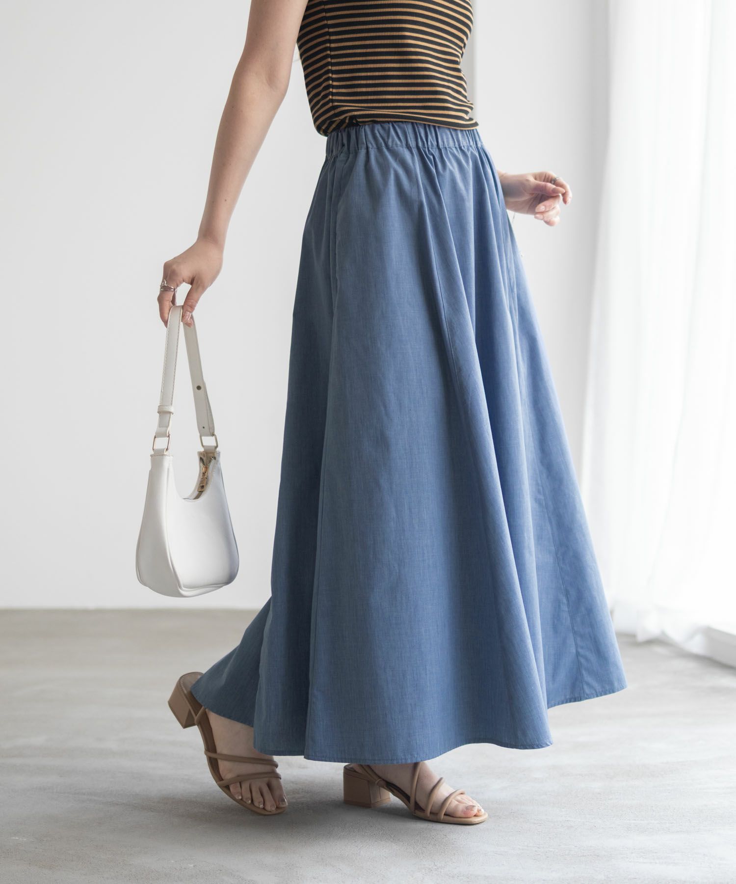 milli de l'air  デニムライクスカート レディース商品画像-15