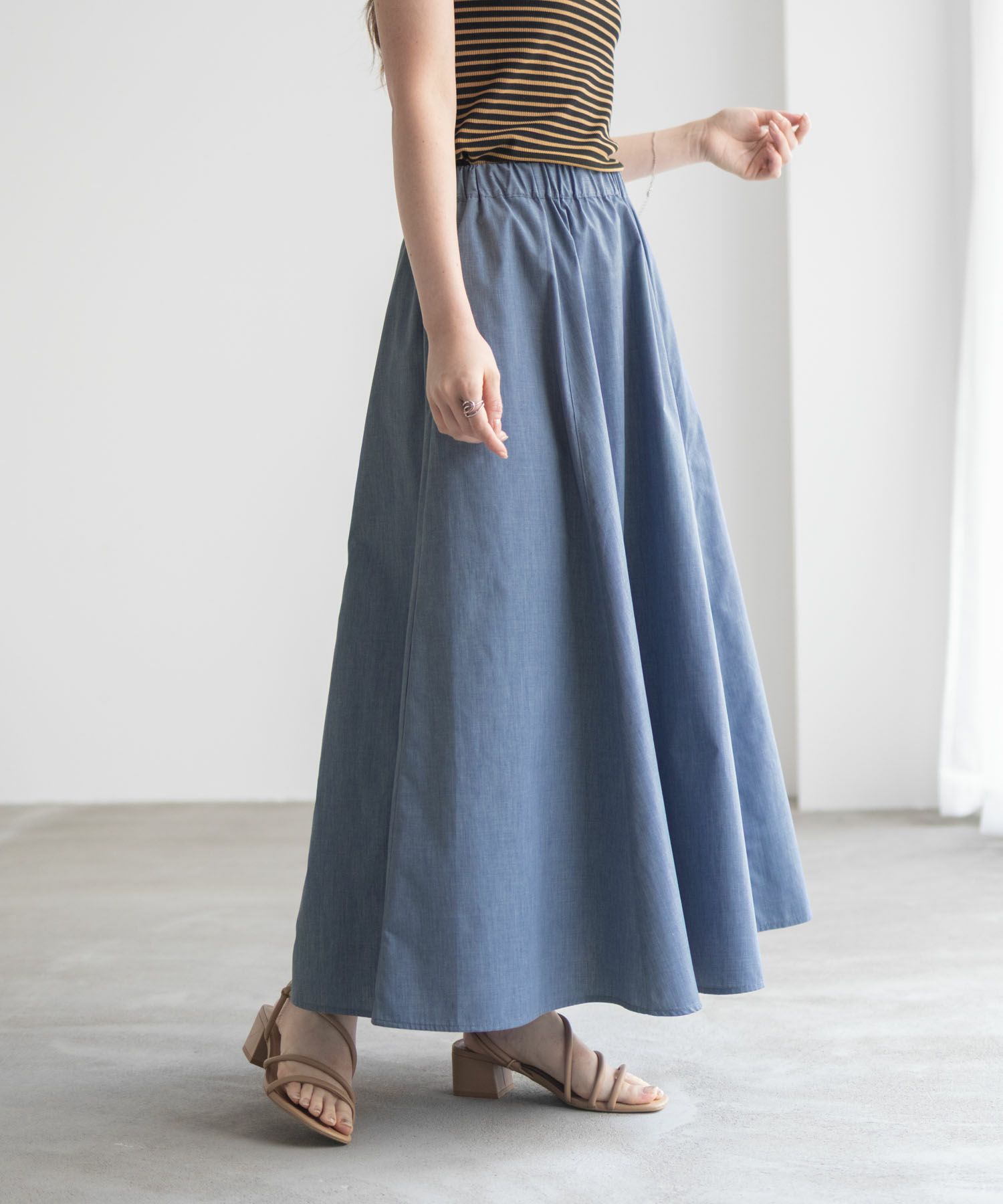 milli de l'air  デニムライクスカート レディース商品サムネイル-16