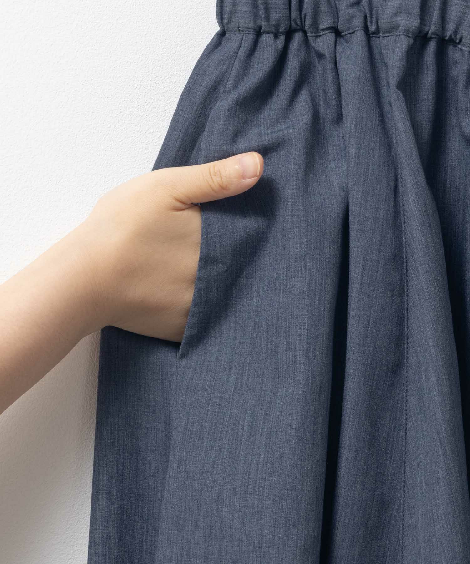 milli de l'air  デニムライクスカート レディース商品画像-25
