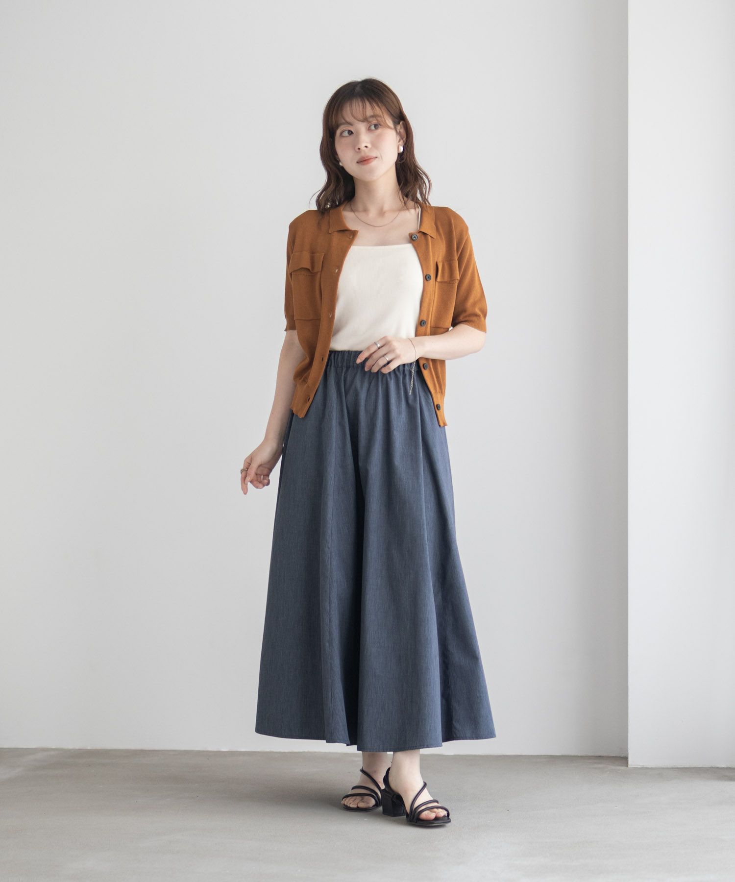 milli de l'air  デニムライクスカート レディース商品画像-27