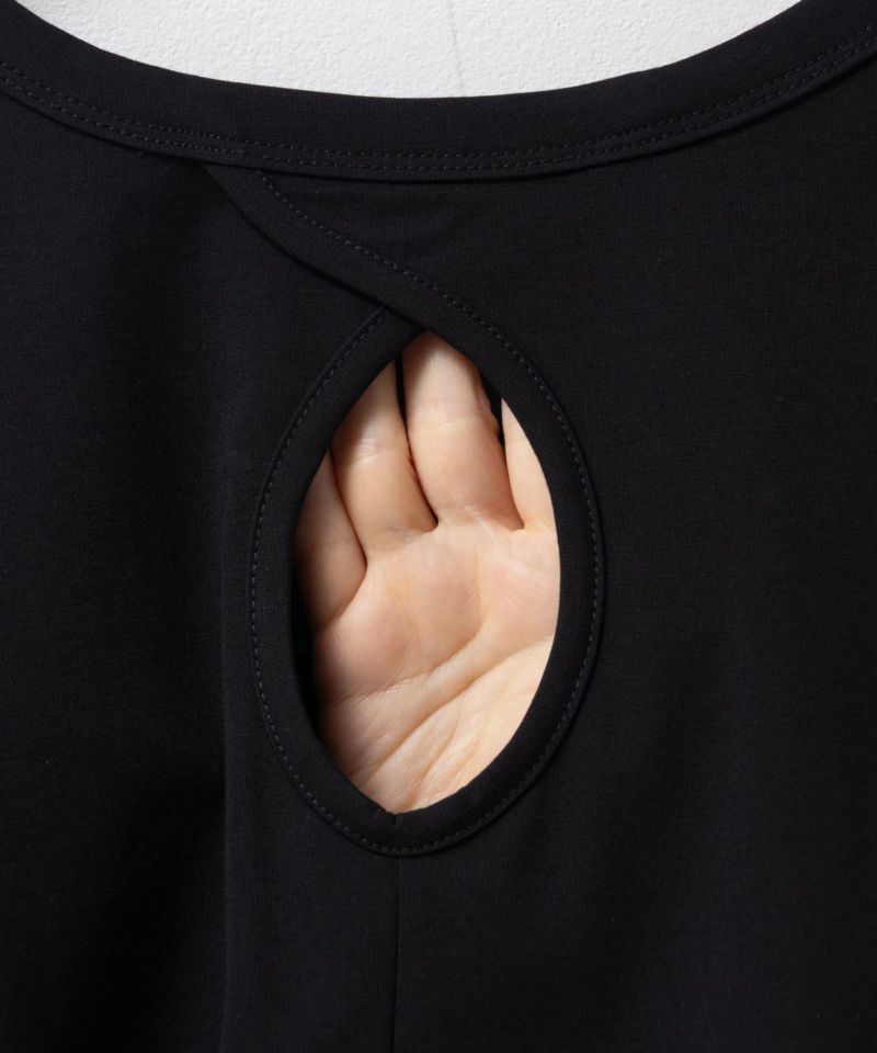 milli de l'air カップ付きセミフレアワンピース レディース商品画像-8