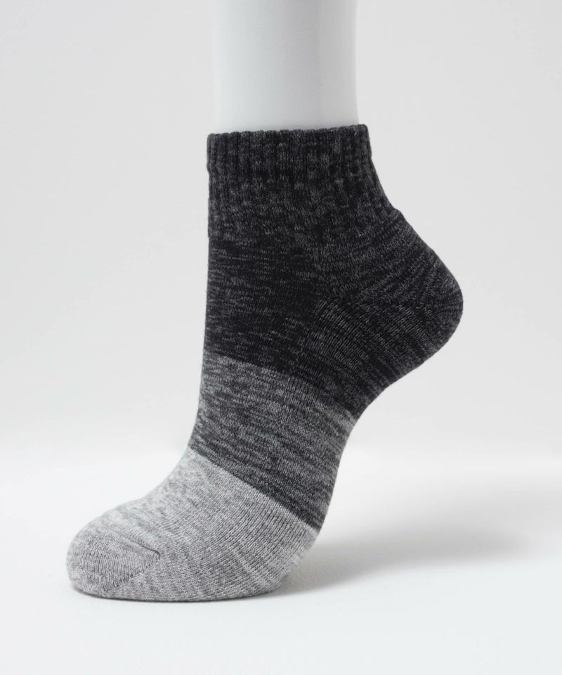 NAVY クォーターソックス カラー切替柄 メンズ商品画像-2
