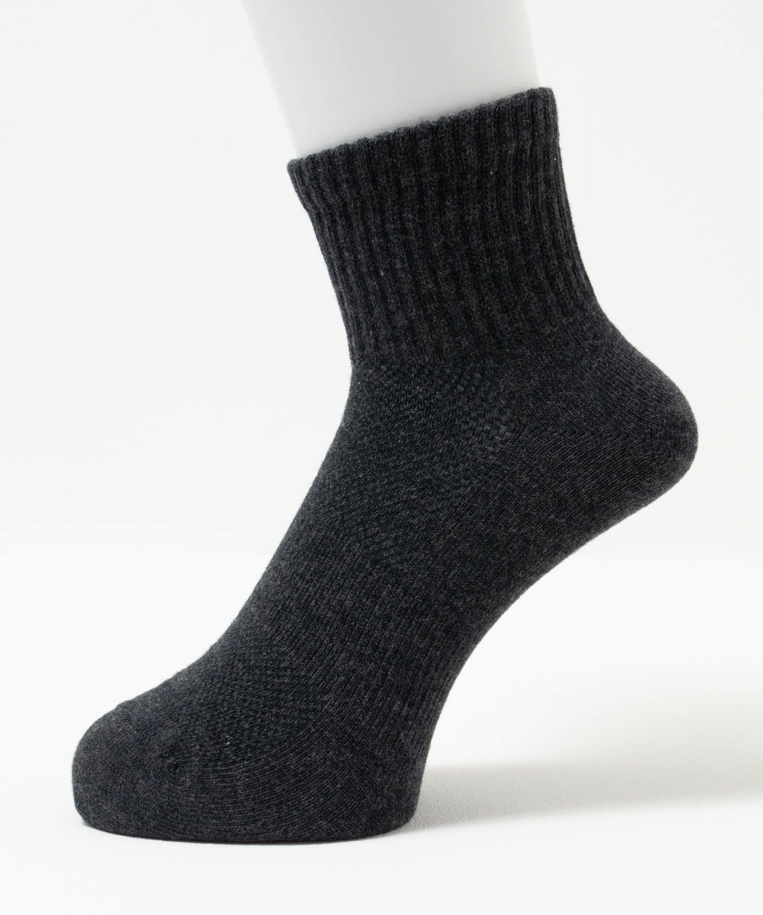 NAVY クォーターソックス 甲メッシュ DRY快適 メンズ