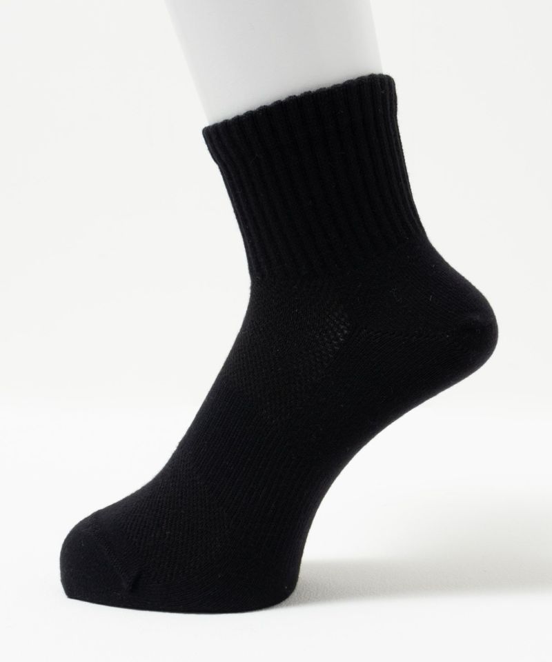 NAVY クォーターソックス 甲メッシュ DRY快適 メンズ商品画像-3