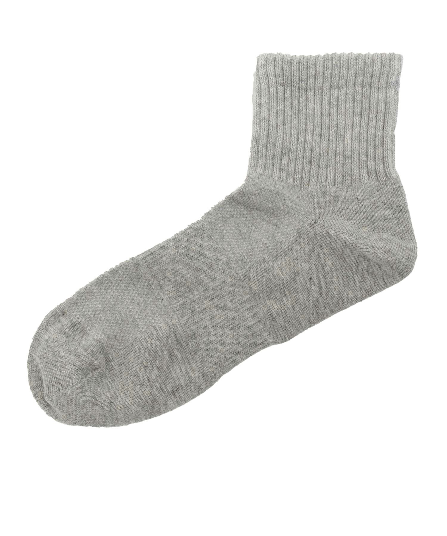 NAVY  クォーターソックス 甲メッシュ DRY快適 メンズ商品サムネイル-5