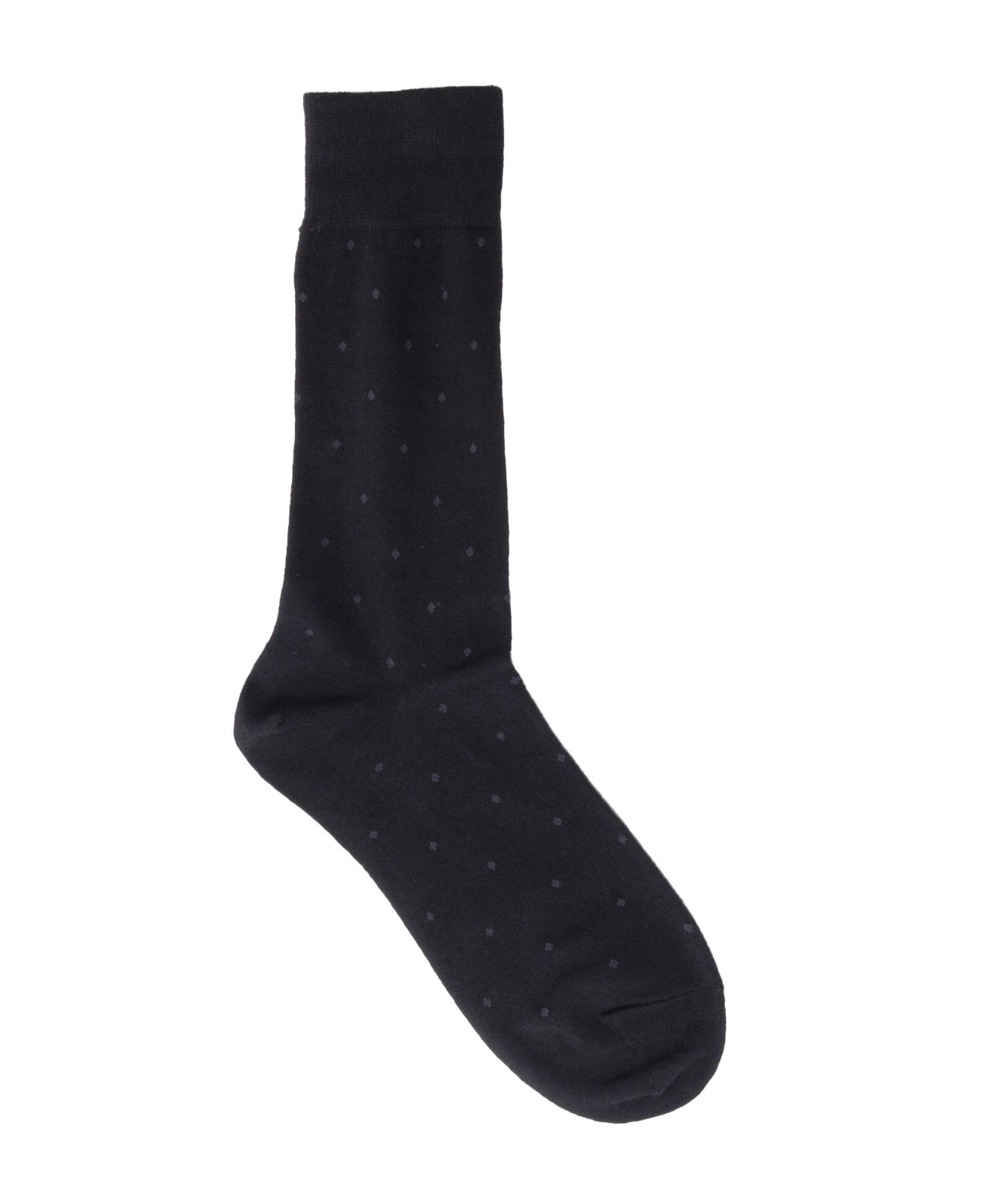 NAVY クルーソックス ドット柄 メンズ