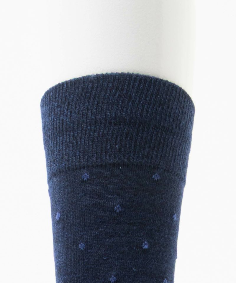 NAVY クルーソックス ドット柄 メンズ商品画像-6
