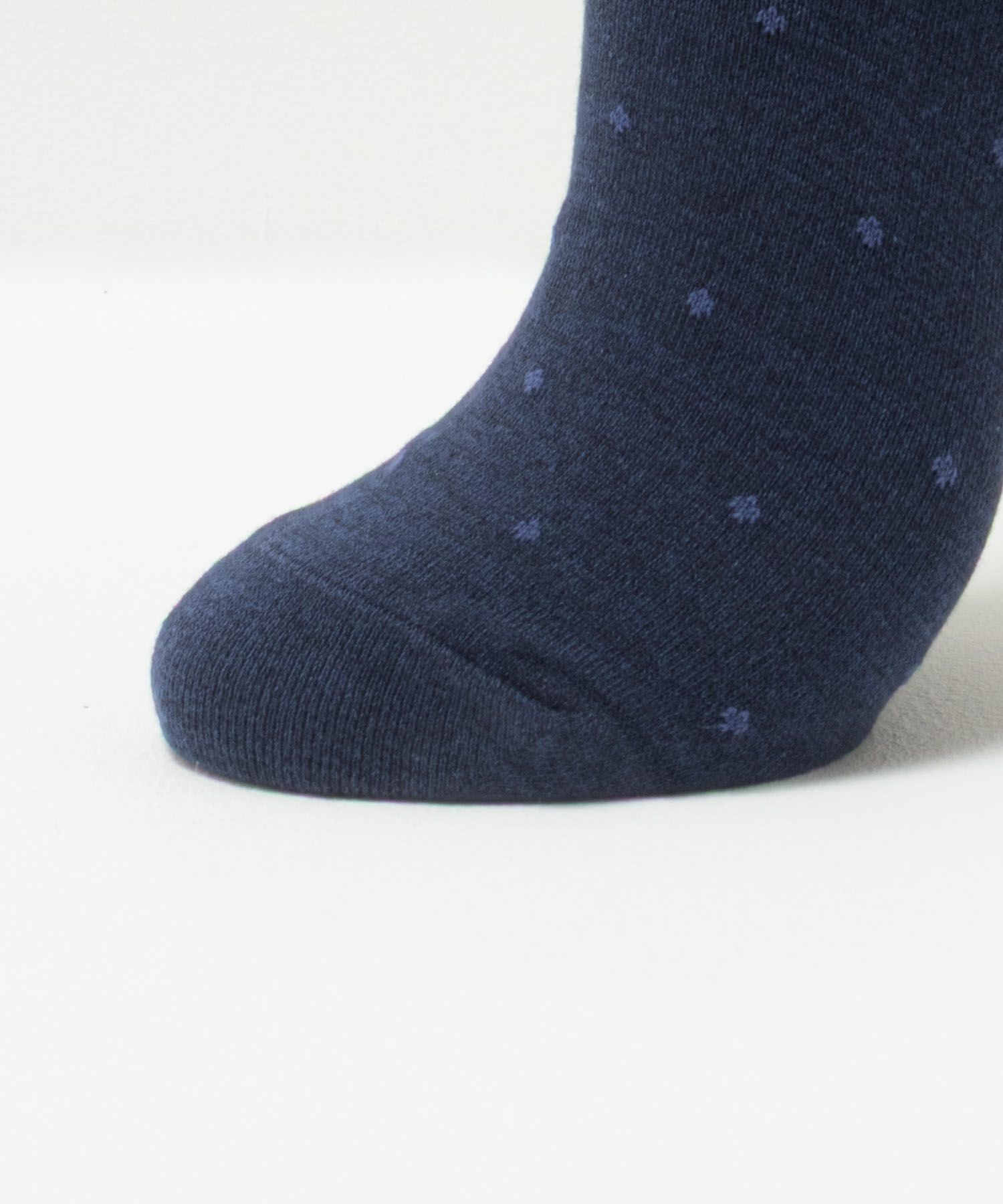 NAVY  クルーソックス ドット柄 メンズ商品画像-8