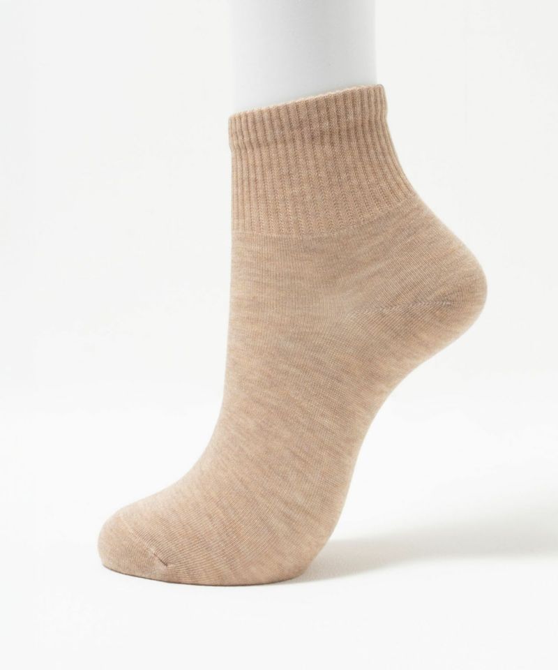 NAVY リブクォーターソックス バンブー素材 レディース商品画像-6