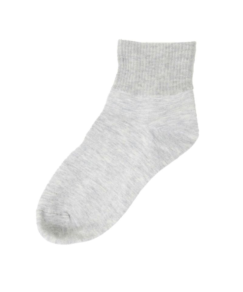 NAVY リブクォーターソックス バンブー素材 レディース商品画像-8