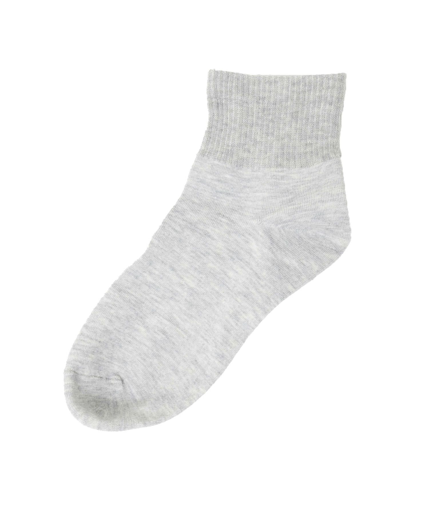 NAVY リブクォーターソックス バンブー素材 レディース商品サムネイル-8