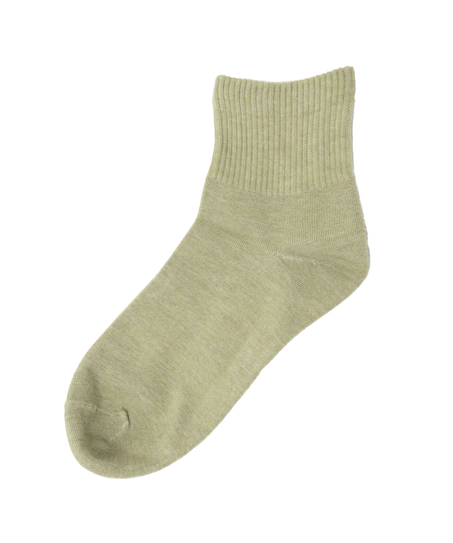 NAVY リブクォーターソックス バンブー素材 レディース商品画像-10