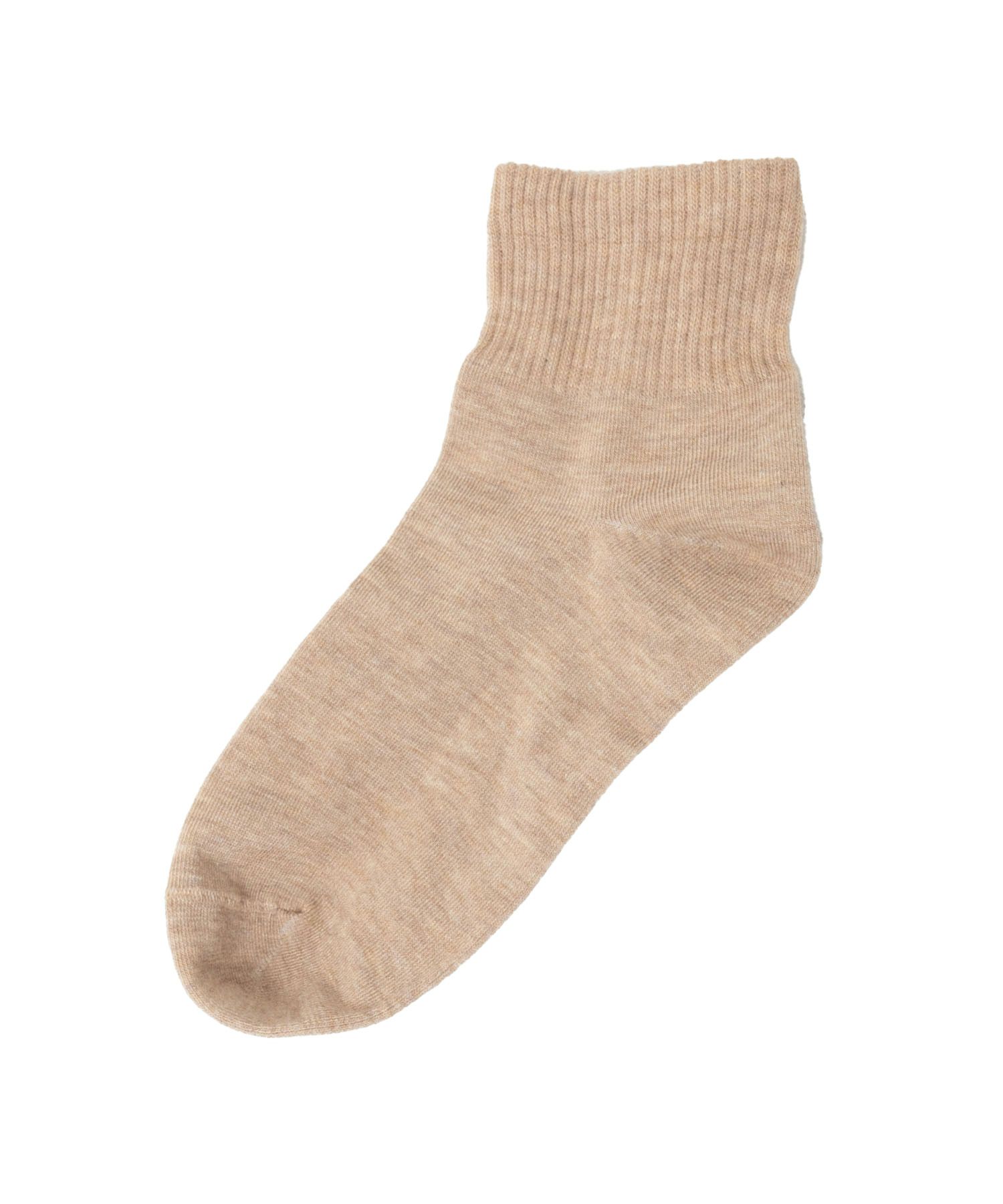 NAVY リブクォーターソックス バンブー素材 レディース商品サムネイル-12