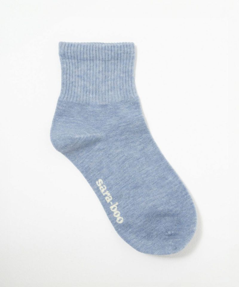 NAVY リブクォーターソックス バンブー素材 レディース商品画像-13