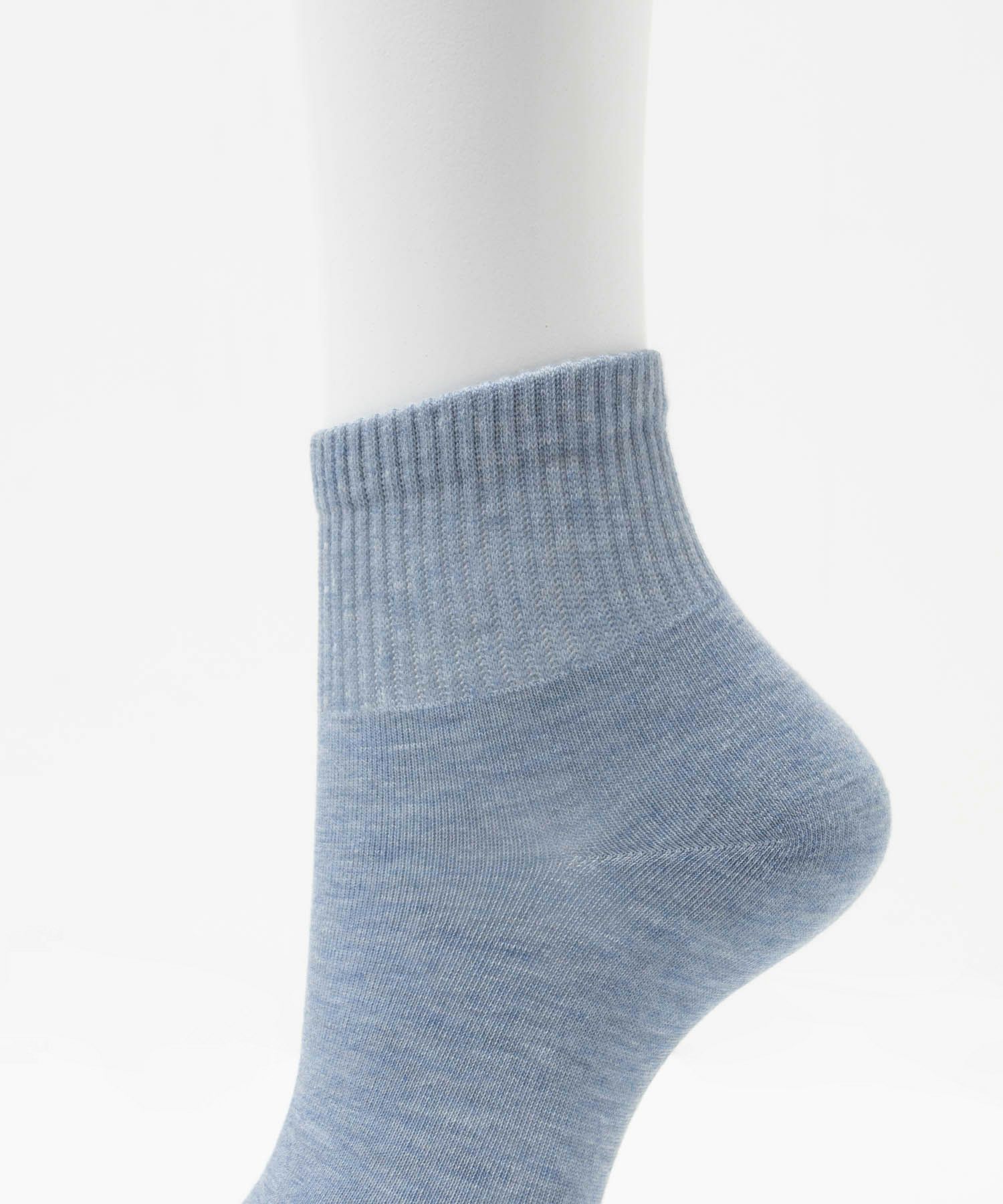 NAVY リブクォーターソックス バンブー素材 レディース商品サムネイル-14