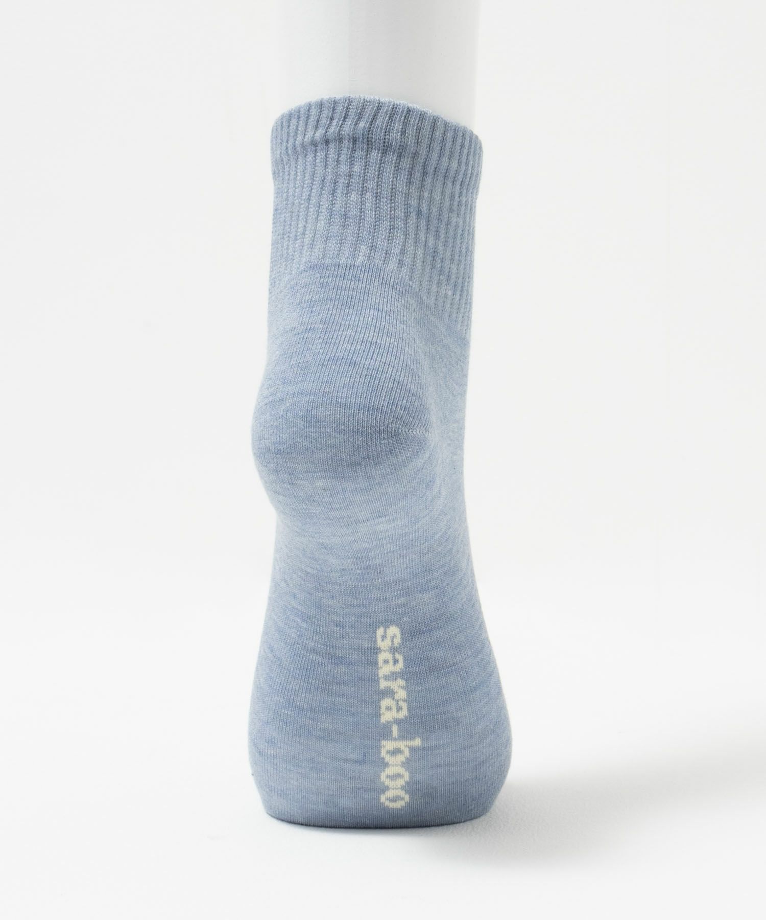 NAVY  リブクォーターソックス バンブー素材 レディース商品画像-17