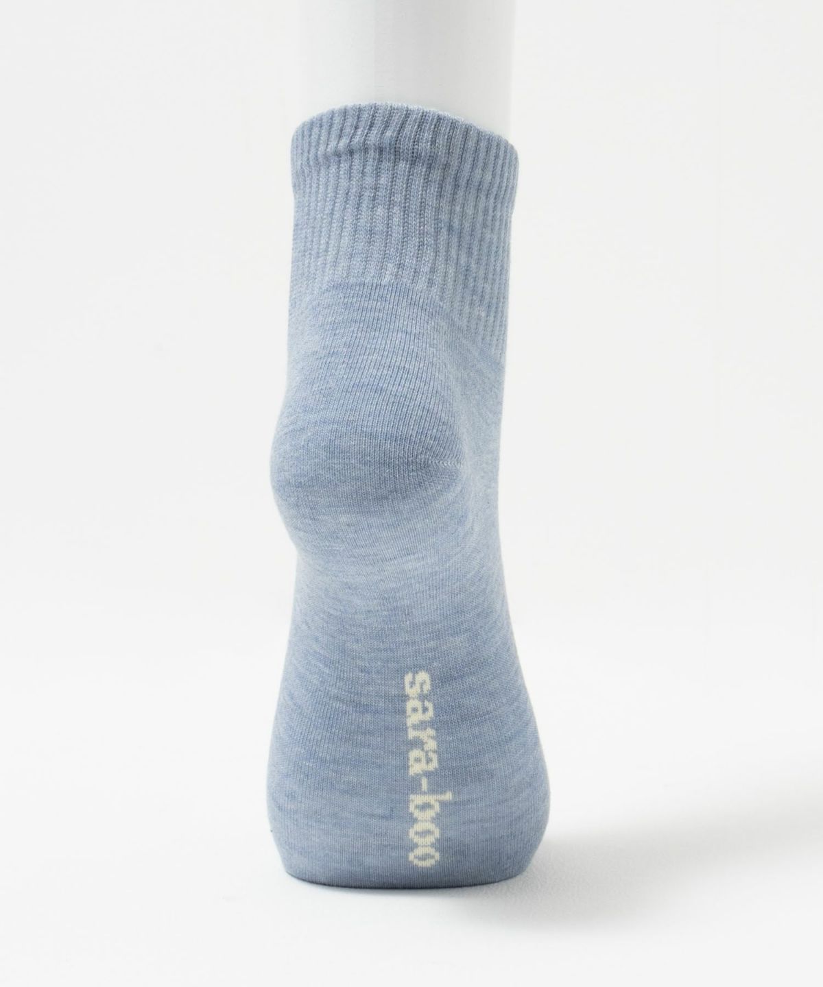 NAVY リブクォーターソックス バンブー素材 レディース