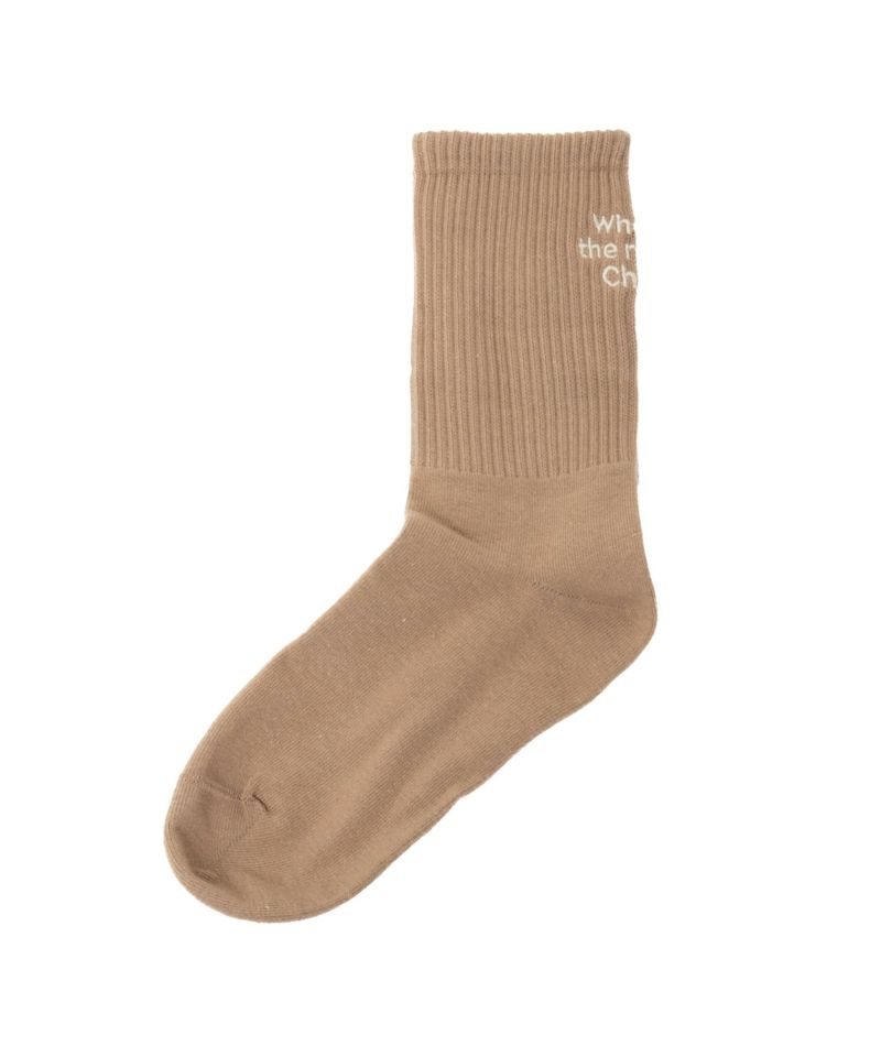 NAVY リブクルーソックス ロゴ刺繍 レディース商品画像-10