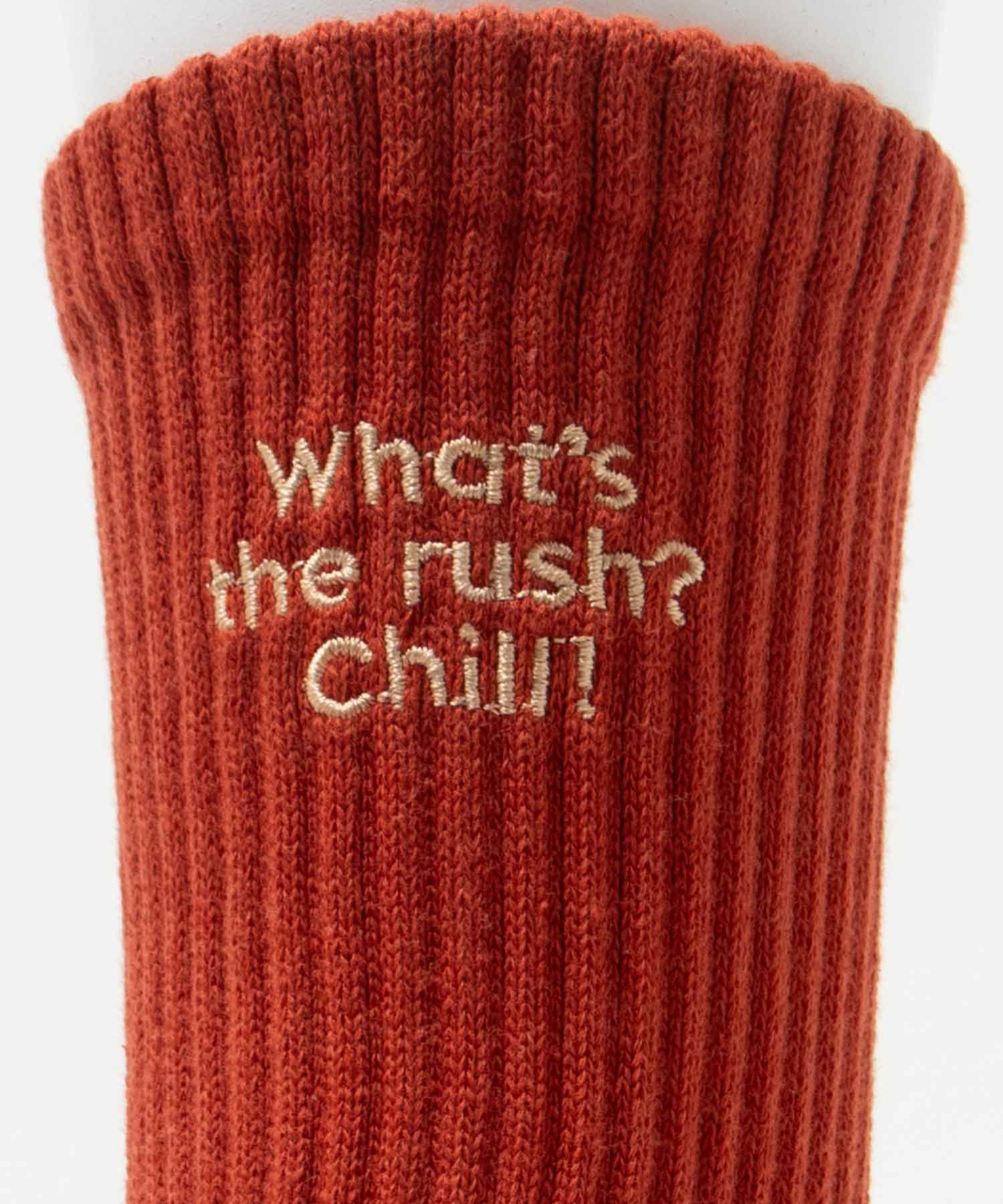 NAVY  リブクルーソックス ロゴ刺繍 レディース商品サムネイル-15