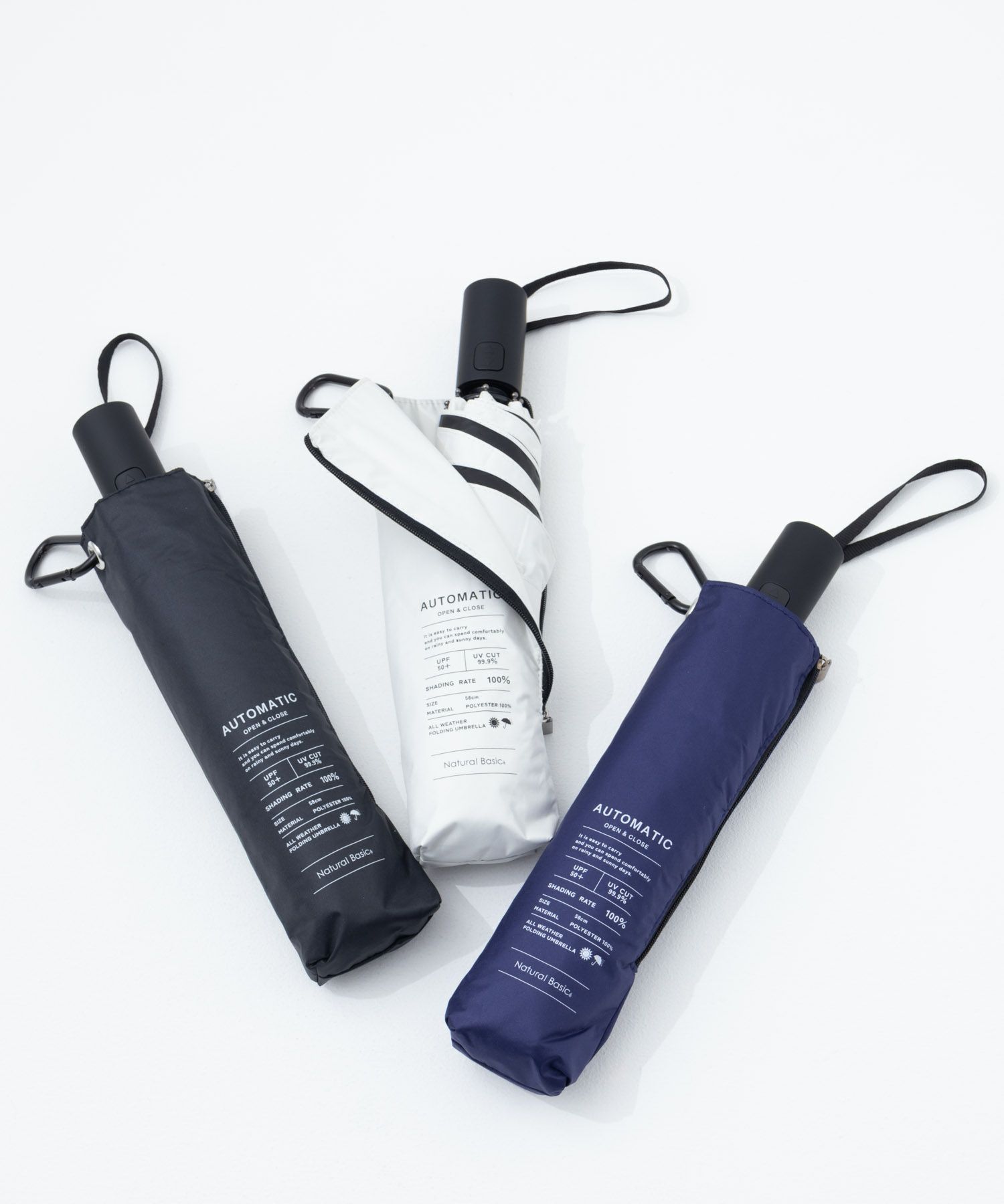 折りたたみ傘 晴雨兼用 日傘 UVカット自動開閉 高遮光商品画像-12