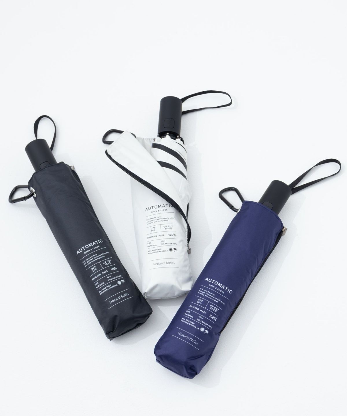 中谷 折りたたみ傘 晴雨兼用 日傘 UVカット自動開閉