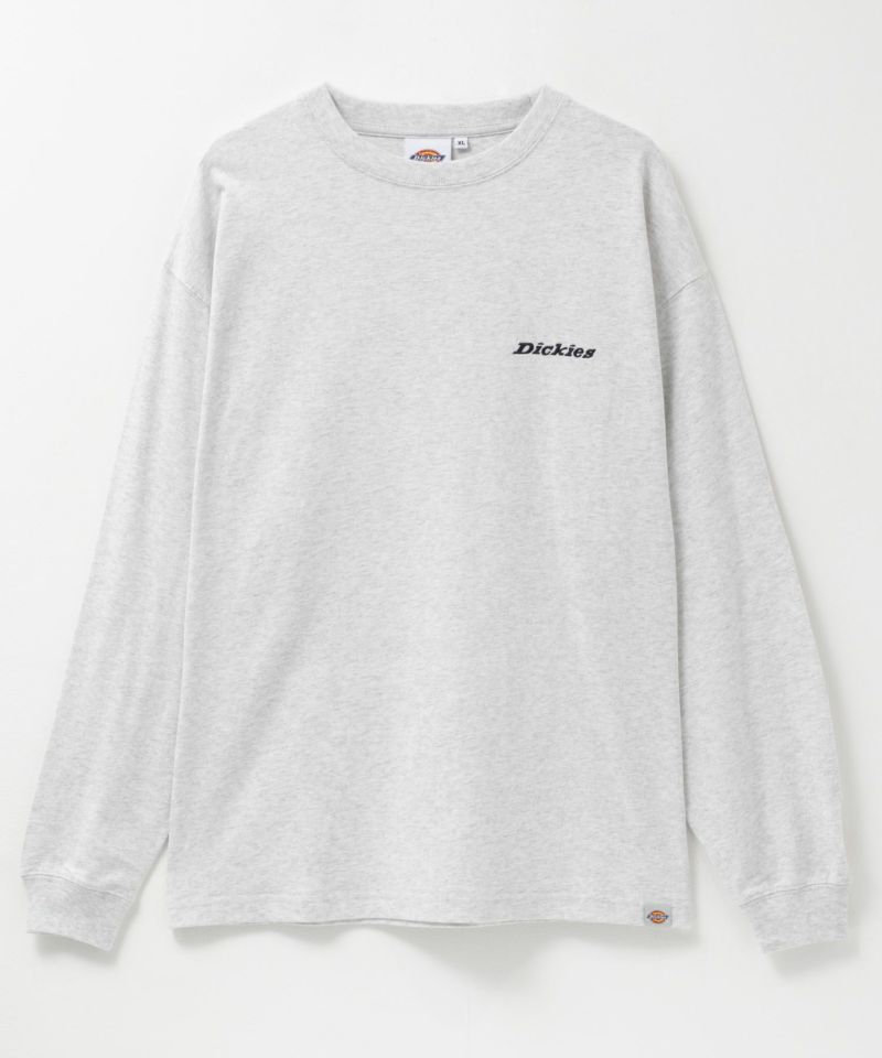 Dickies  ワンポイント刺繍長袖Tシャツ メンズ商品画像-3