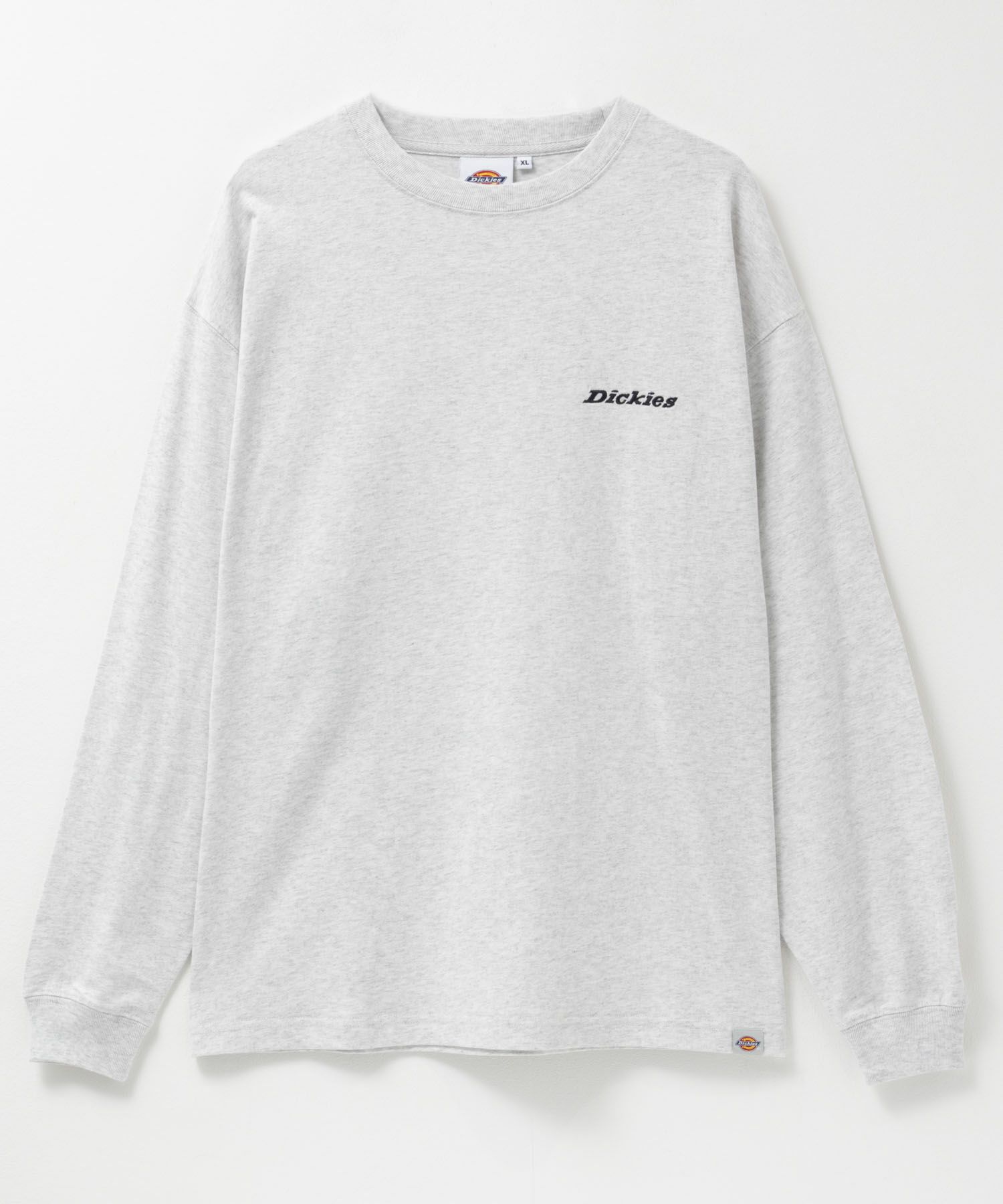 Dickies ワンポイント刺繍長袖Tシャツ メンズ