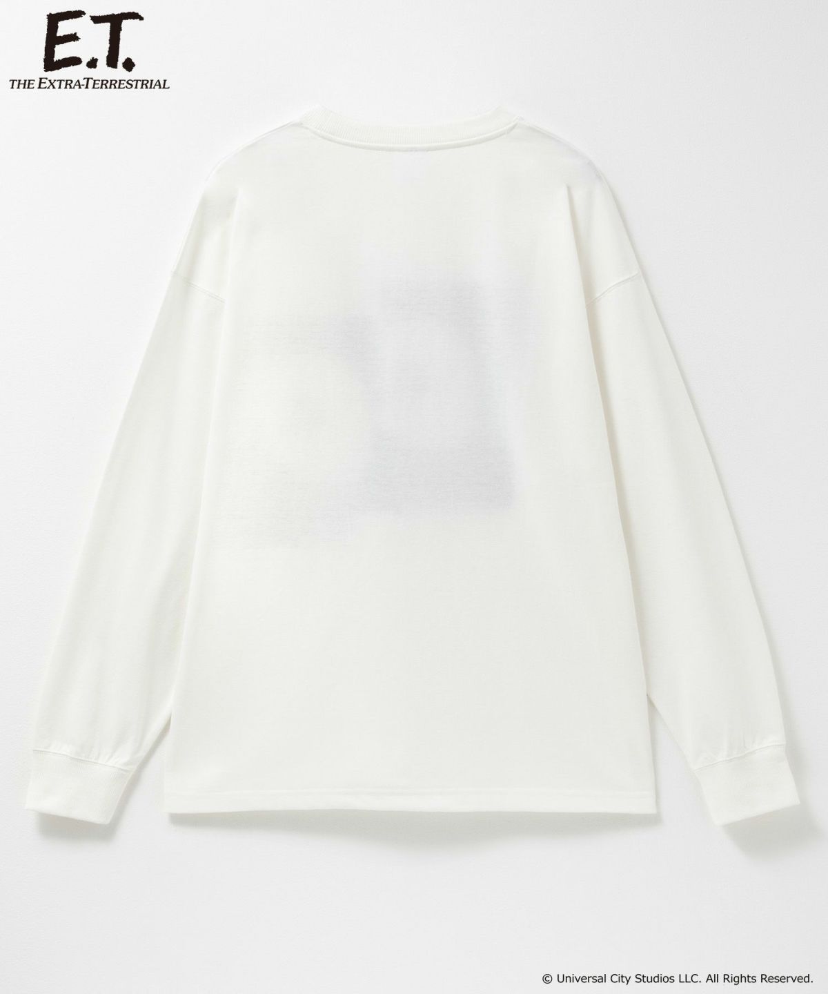 E.T. ピグメント調長袖Tシャツ メンズ