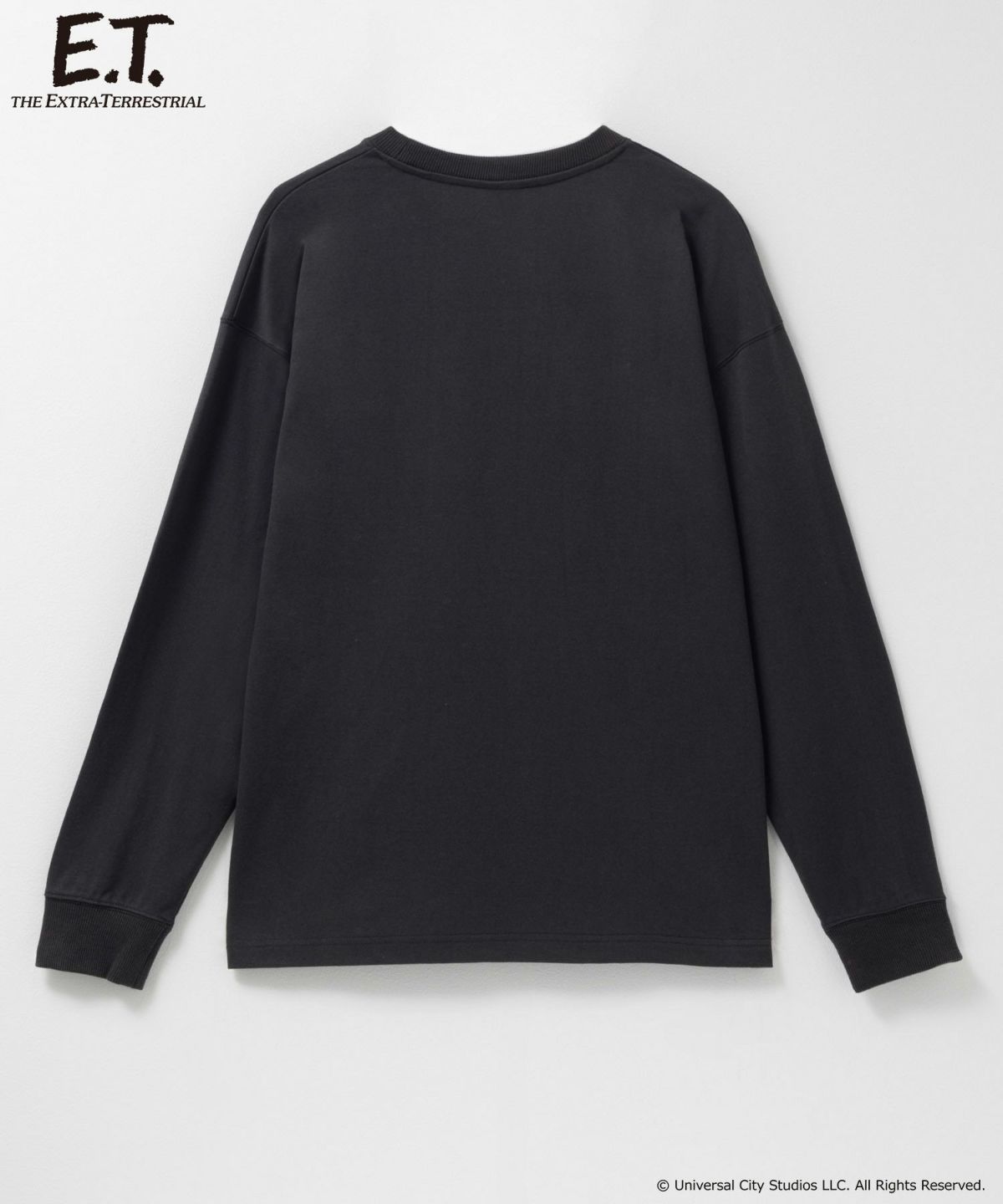 E.T. ピグメント調長袖Tシャツ メンズ