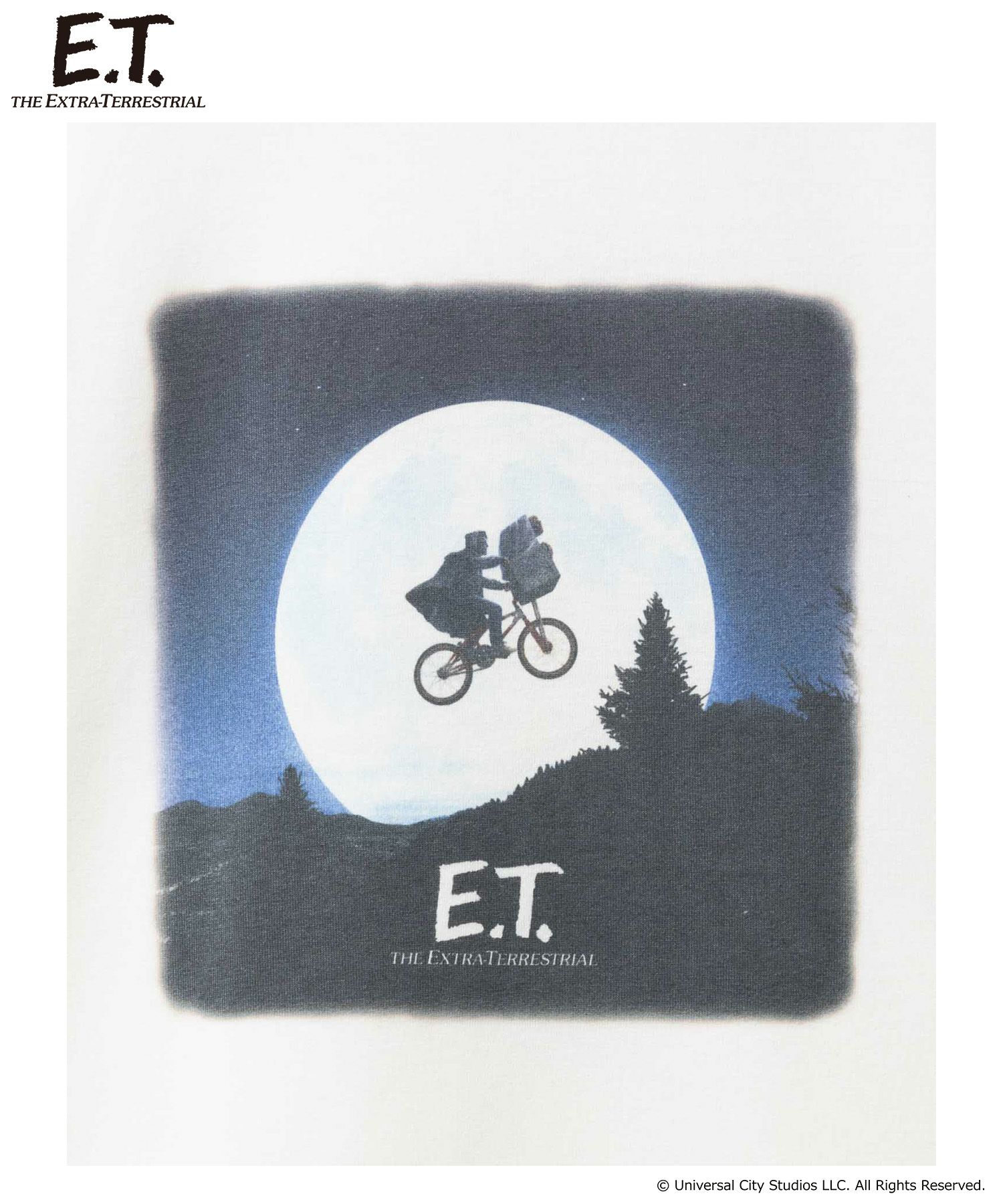 E.T. ピグメント調長袖Tシャツ メンズ