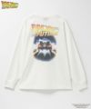 バック・トゥ・ザ・フューチャー ピグメント調長袖Tシャツ メンズ