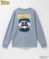 バック・トゥ・ザ・フューチャー ピグメント調長袖Tシャツ メンズ