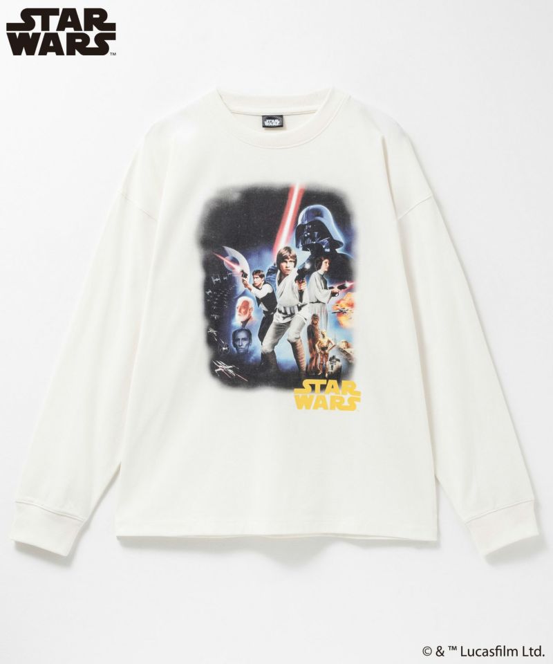 『STAR WARS』/ ピグメント調長袖Tシャツ メンズ商品画像-1