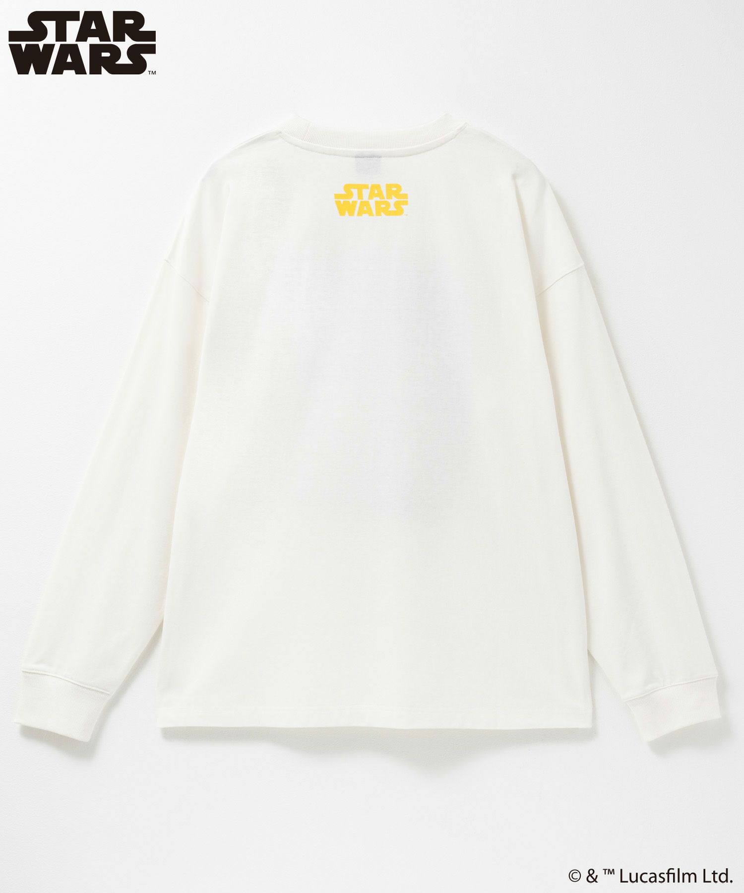 STAR WARS ピグメント調長袖Tシャツ メンズ
