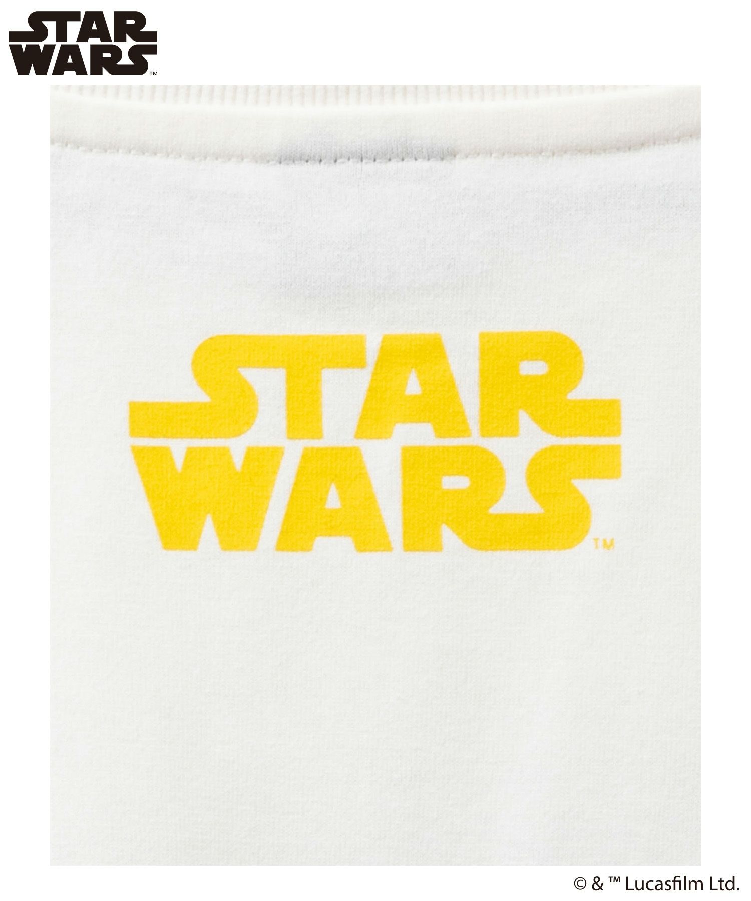 STAR WARS ピグメント調長袖Tシャツ メンズ