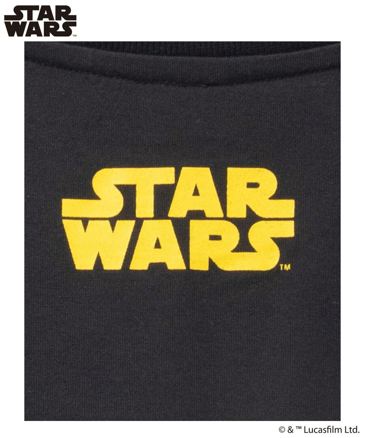 STAR WARS ピグメント調長袖Tシャツ メンズ