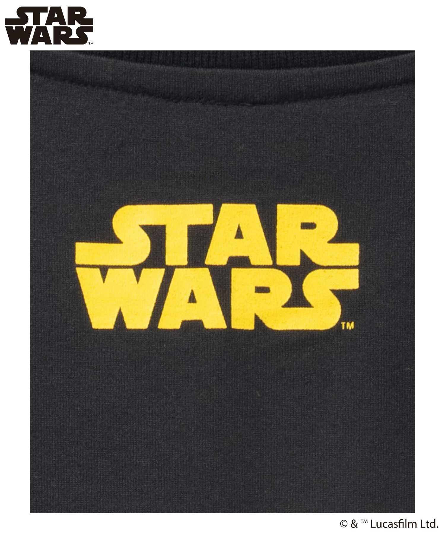 STAR WARS ピグメント調長袖Tシャツ メンズ
