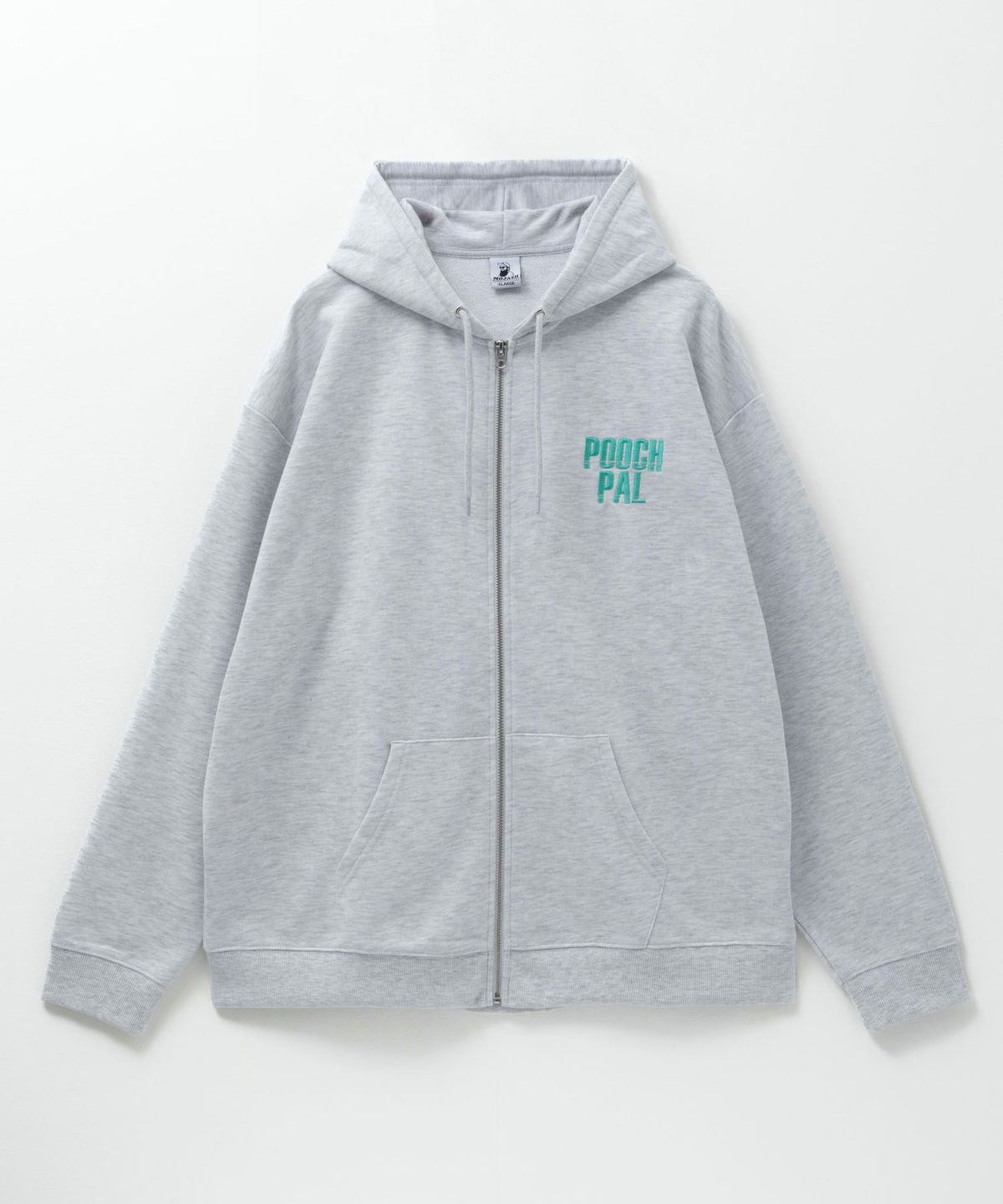 ひげサガラ裏毛ジップパーカー メンズ