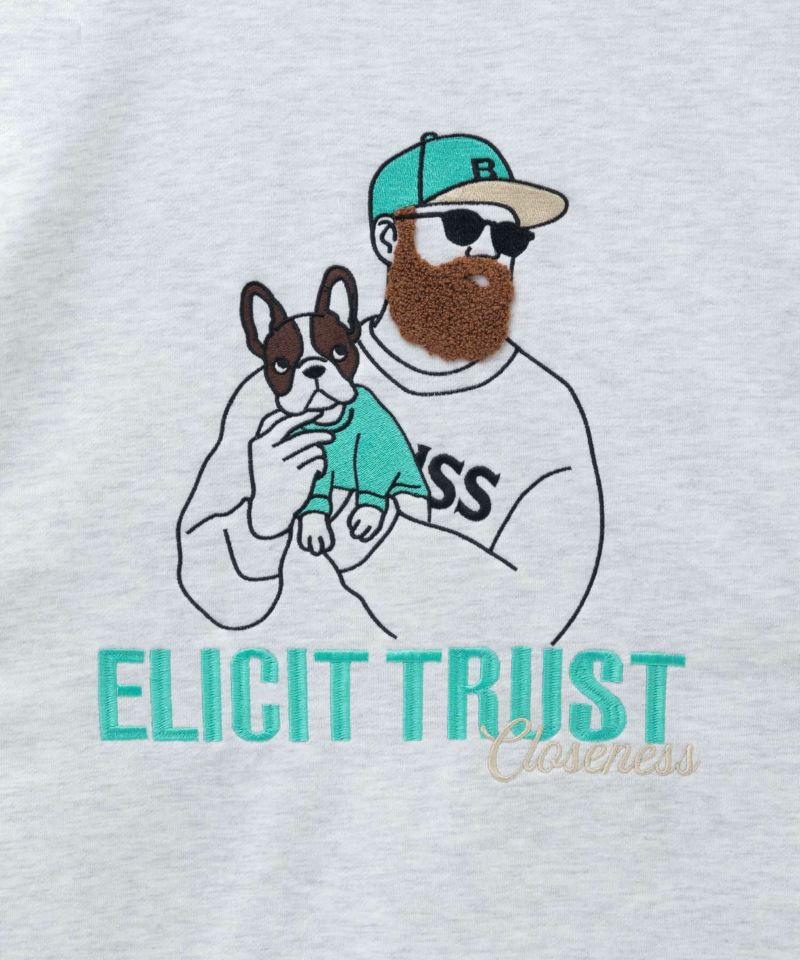 ひげサガラ裏毛ジップパーカー メンズ商品画像-13