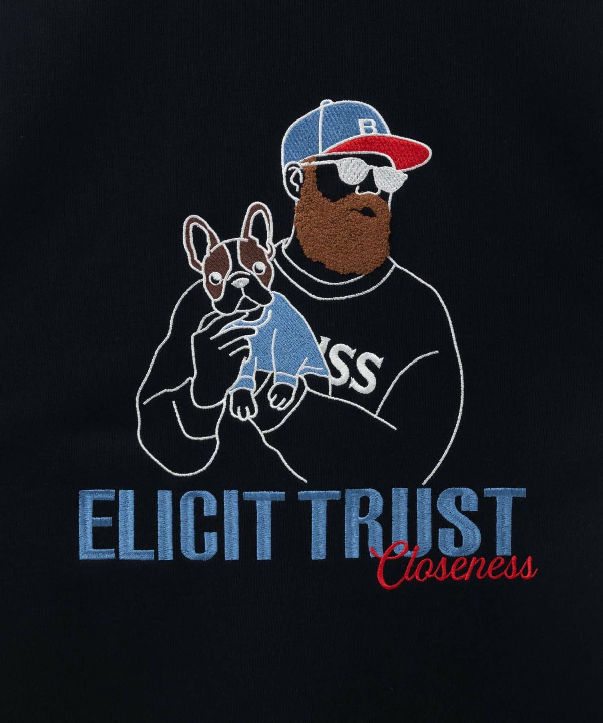 ひげサガラ裏毛ジップパーカー メンズ