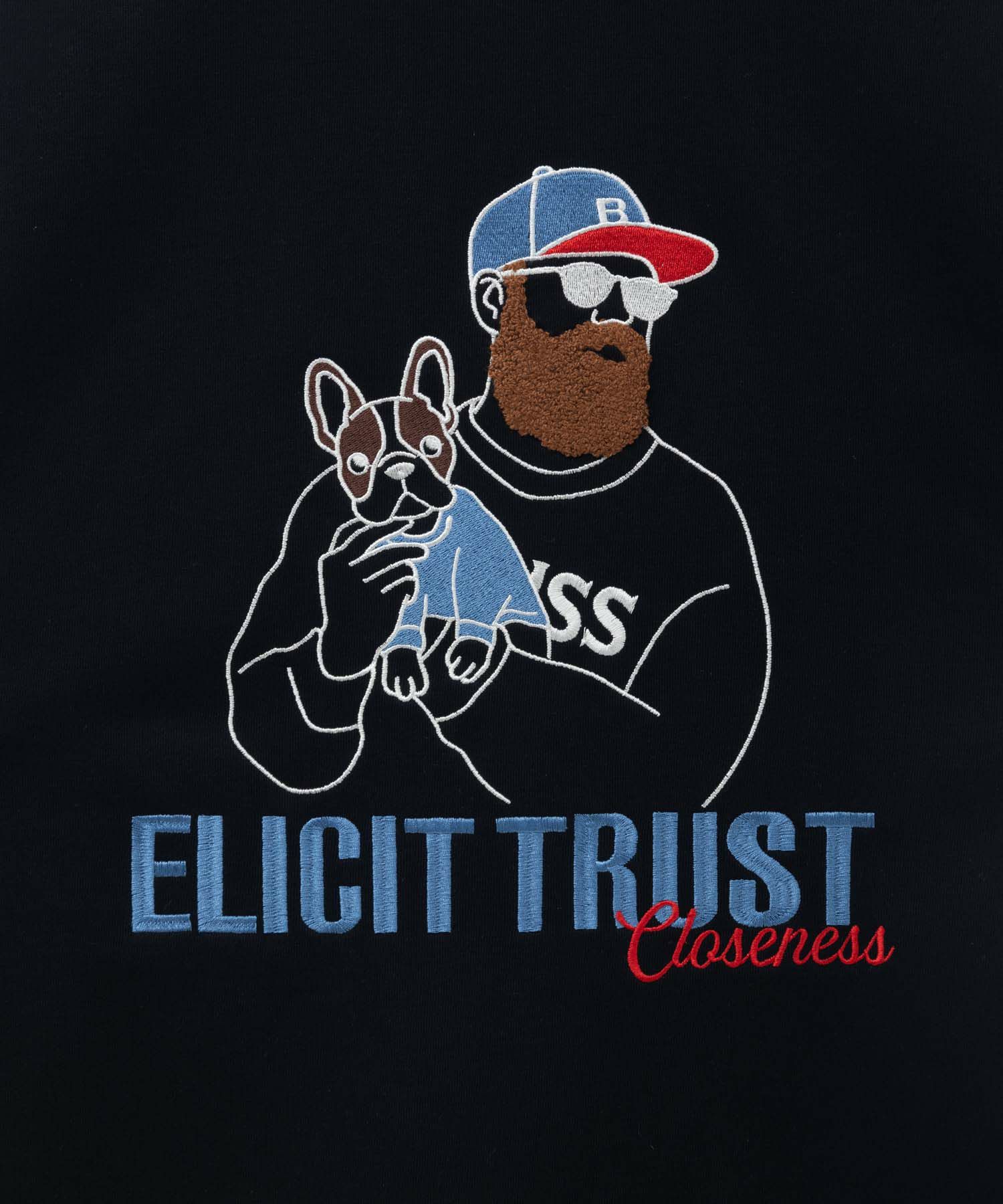 ひげサガラ裏毛ジップパーカー メンズ