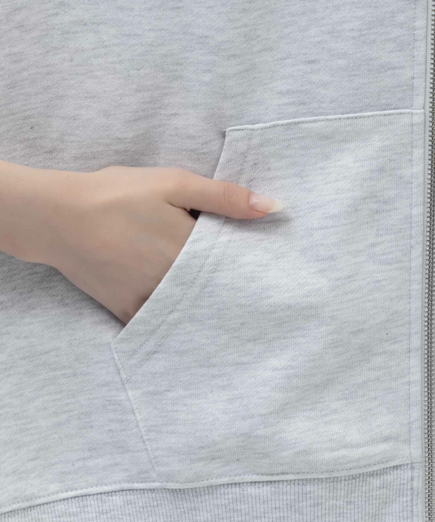 ひげサガラ裏毛ジップパーカー メンズ商品サムネイル-17