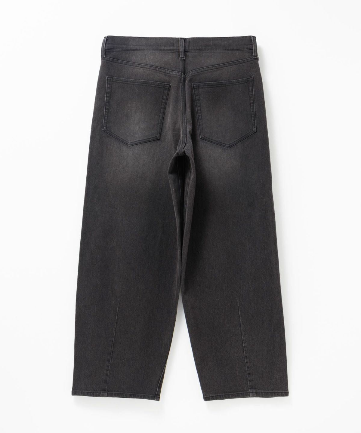 NAVY 毎日はきたくなるデニム「マイデニ」 バレルレッグ ワイドパンツ メンズ