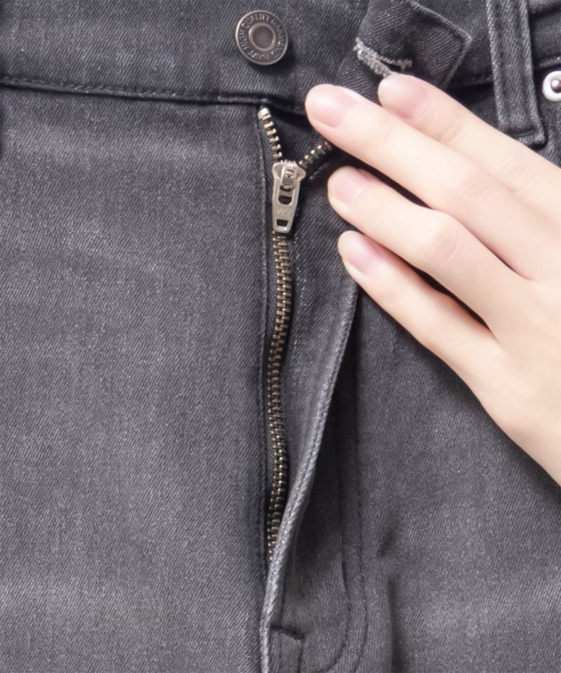 NAVY  毎日はきたくなるデニム「マイデニ」 バレルレッグ ワイドパンツ メンズ商品画像-28